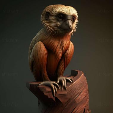 3D модель Saguinus mystax pileatus (STL)